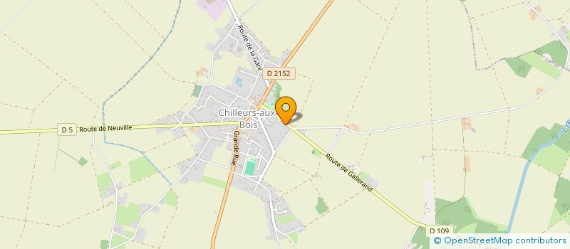 localisation de l'entreprise SCI LES TERRIERS à CHILLEURS-AUX-BOIS