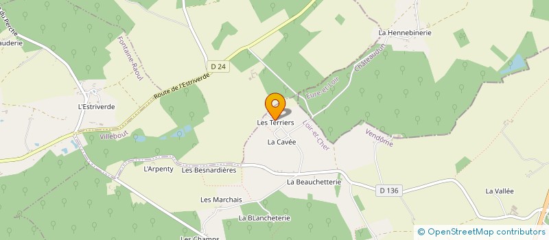 localisation de l'entreprise SCI LES TERRIERS  SAINT-JEAN-FROIDMENTEL