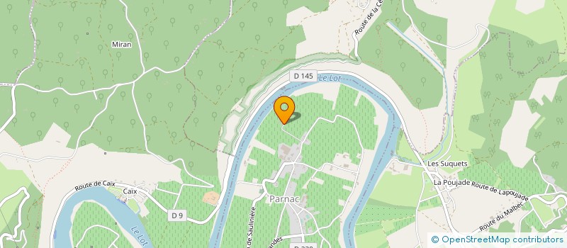 localisation de l'entreprise SCI LES TERRISSES  CAILLAC