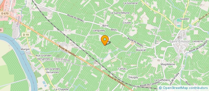 localisation de l'entreprise SCI LES TERTRES  SAINT-EMILION