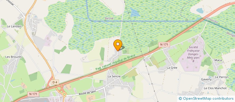 localisation de l'entreprise SCI LES TERTRES  DONGES