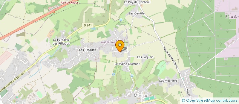localisation de l'entreprise SCI LES THEILS à MORNAC