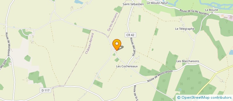 localisation de l'entreprise SCI LES THENARDS à CHATEAU-RENARD