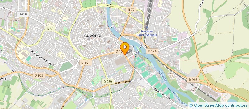 localisation de l'entreprise SCI LES THERMES à AUXERRE