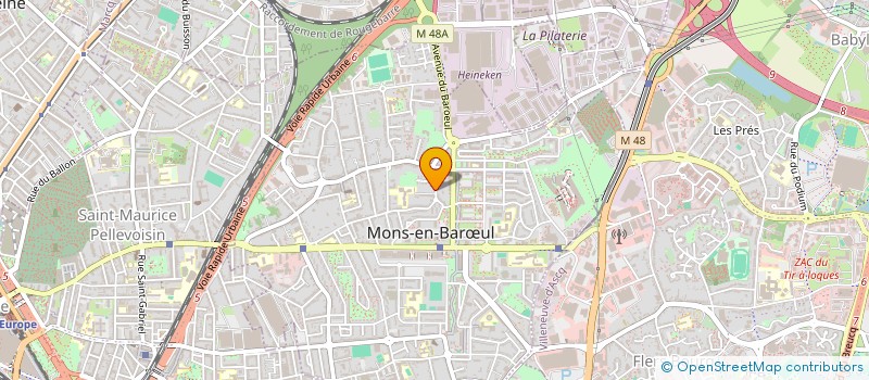 localisation de l'entreprise SCI LES THERMES  MONS-EN-BARUL