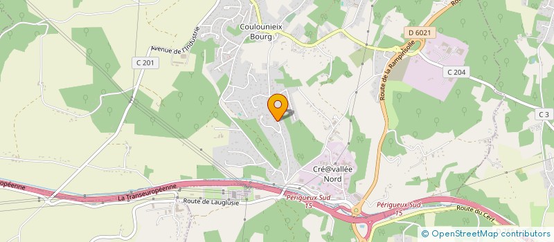 localisation de l'entreprise SCI LES THERMES  COULOUNIEIX-CHAMIERS