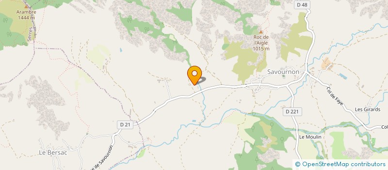 localisation de l'entreprise SCI LES THERMES  SAVOURNON