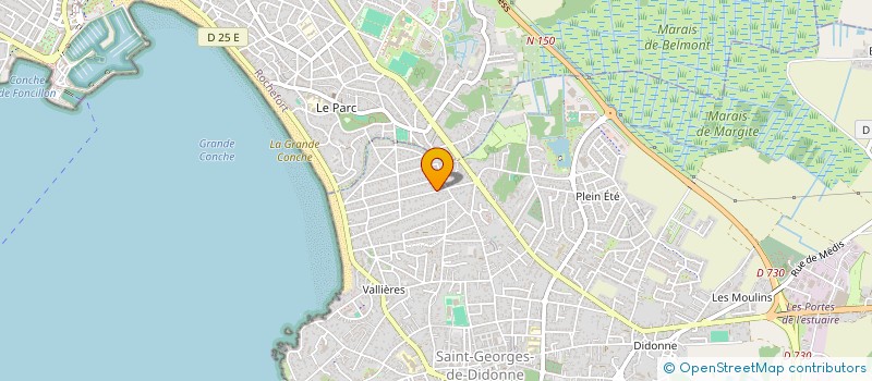 localisation de l'entreprise SCI LES THERMES TIEGEI  SAINT-GEORGES-DE-DIDONNE