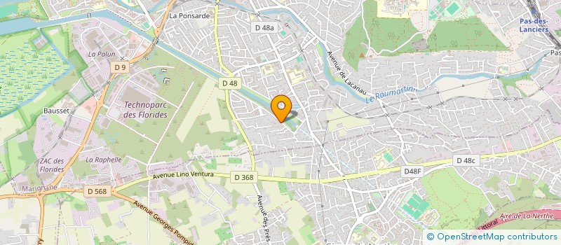 localisation de l'entreprise SCI LES THOES  MARIGNANE