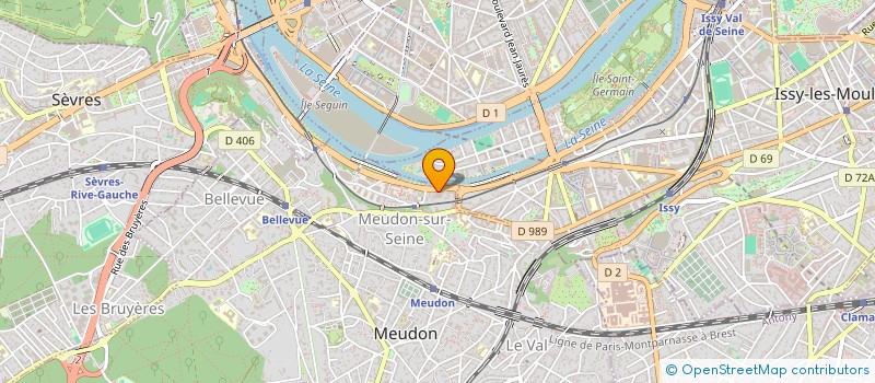 localisation de l'entreprise SCI LES THOMAS INVESTISSEMENTS à MEUDON