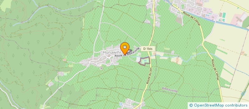 localisation de l'entreprise SCI LES THUYAS  RIBEAUVILLE