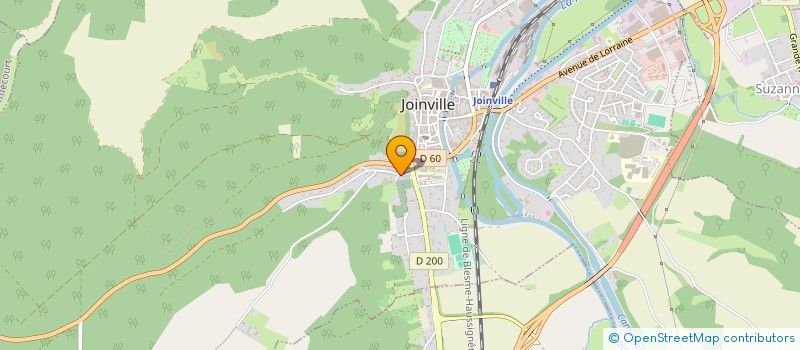 localisation de l'entreprise SCI LES THUYAS à JOINVILLE