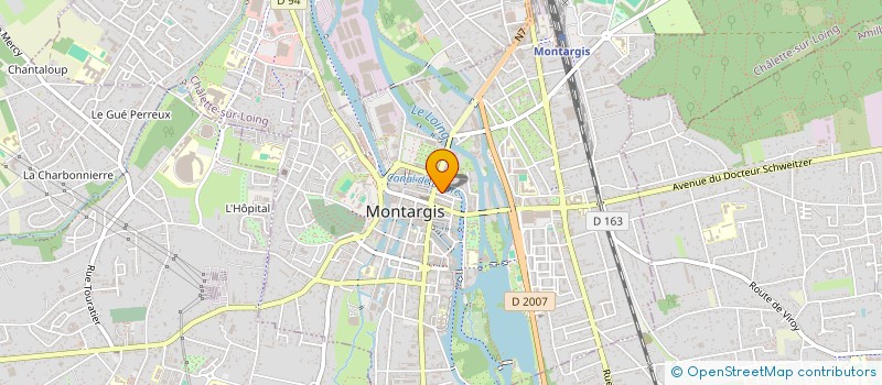 localisation de l'entreprise SCI LES THYRSES à MONTARGIS