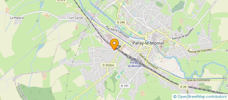 localisation de l'entreprise SCI LES TILLES  PARAY-LE-MONIAL