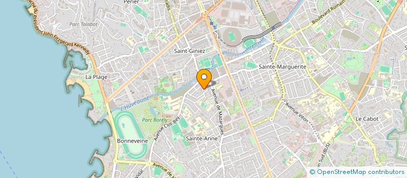 localisation de l'entreprise SCI LES TILLEUILS à MARSEILLE 8EME
