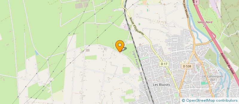 localisation de l'entreprise SCI LES TILLEUILS  SALON-DE-PROVENCE