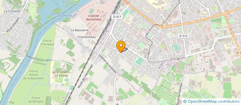 localisation de l'entreprise SCI LES TILLEULS à ANGERS