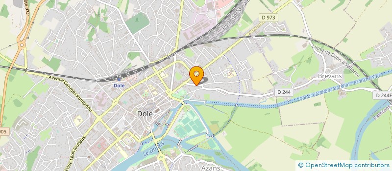localisation de l'entreprise SCI LES TILLEULS à DOLE
