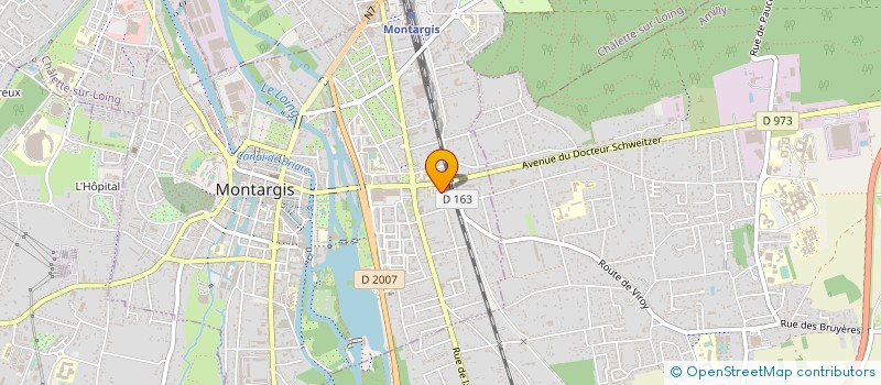 localisation de l'entreprise SCI LES TILLEULS à MONTARGIS