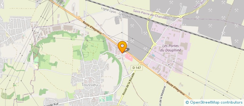 localisation de l'entreprise SCI LES TILLEULS  TOUSSIEU