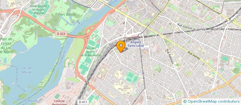localisation de l'entreprise SCI LES TILLEULS à ANGERS