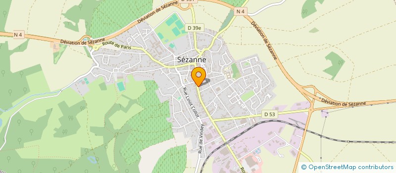 localisation de l'entreprise SCI LES TILLEULS à SEZANNE