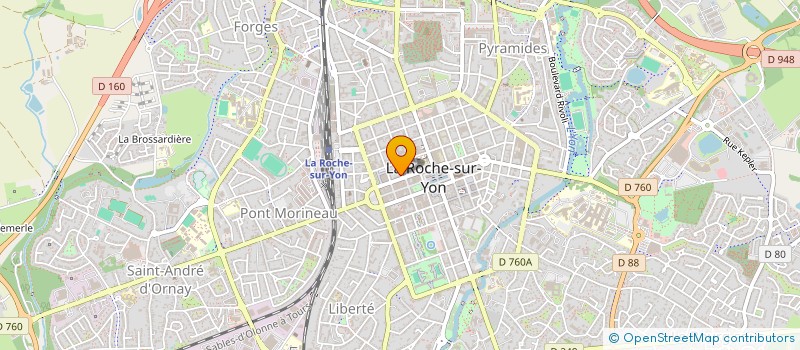 localisation de l'entreprise SCI LES TILLEULS  LA ROCHE-SUR-YON