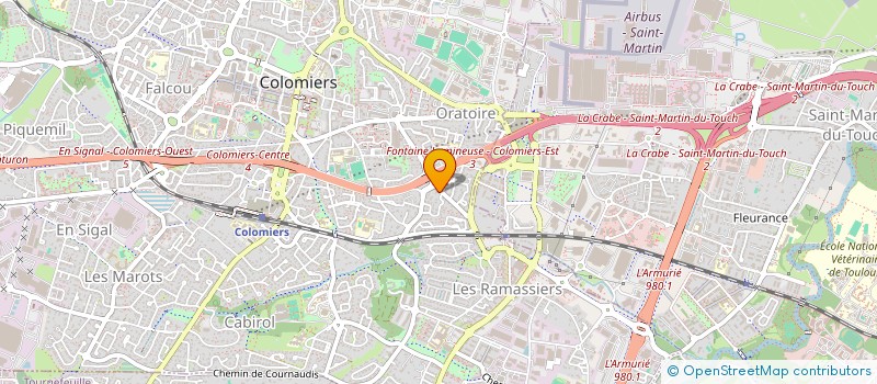 localisation de l'entreprise SCI LES TILLEULS à COLOMIERS