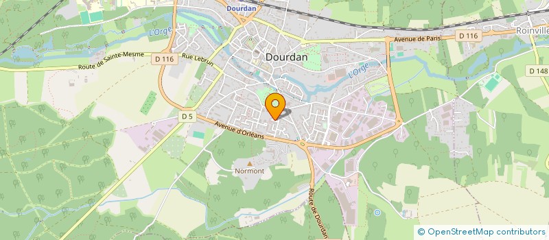 localisation de l'entreprise SCI LES TILLEULS  SAINT-ESCOBILLE