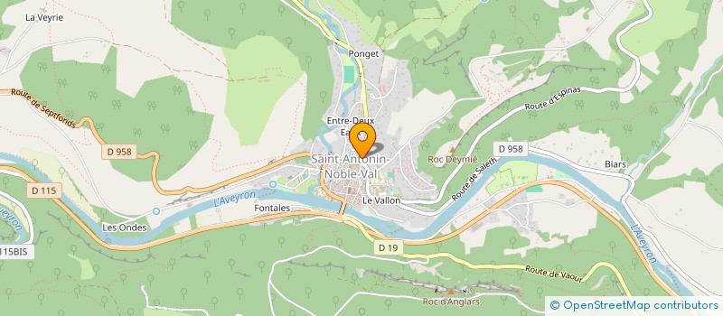 localisation de l'entreprise SCI LES TILLEULS  SAINT-ANTONIN-NOBLE-VAL