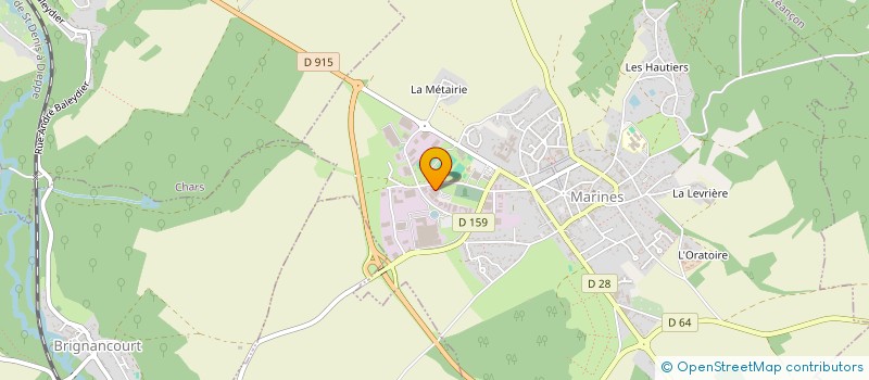 localisation de l'entreprise SCI LES TILLEULS  MARINES