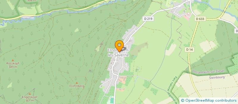 localisation de l'entreprise SCI LES TILLEULS  HATTMATT