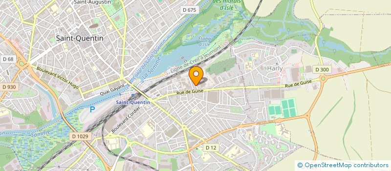 localisation de l'entreprise SCI LES TILLEULS à SAINT-QUENTIN