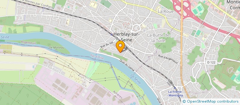 localisation de l'entreprise SCI LES TILLEULS  HERBLAY-SUR-SEINE