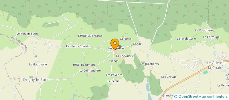localisation de l'entreprise SCI LES TILLEULS à VAL-AU-PERCHE