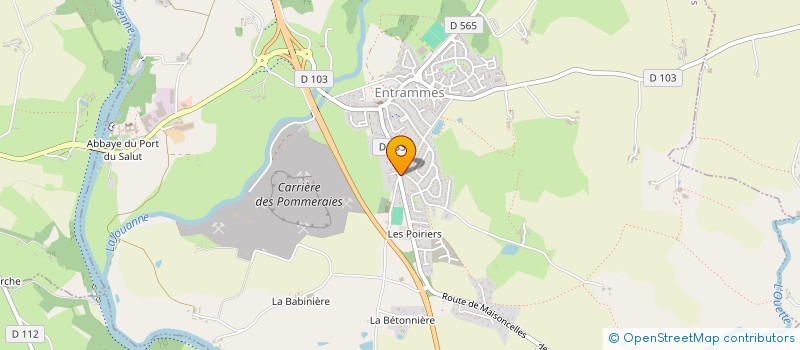 localisation de l'entreprise SCI LES TILLEULS  ENTRAMMES