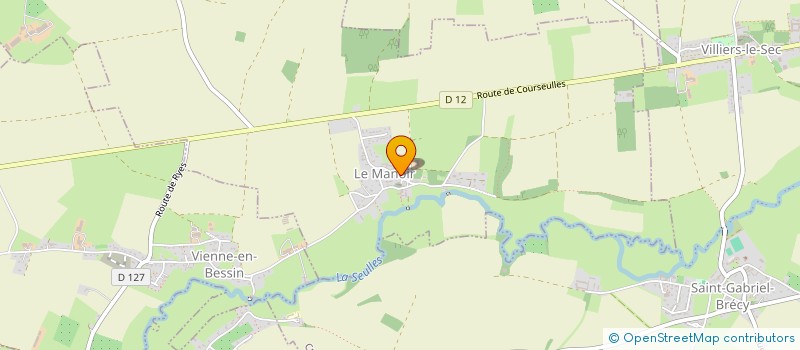 localisation de l'entreprise SCI LES TILLEULS  NONANT