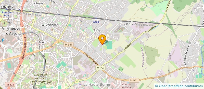 localisation de l'entreprise SCI LES TILLEULS à VILLENEUVE-D'ASCQ