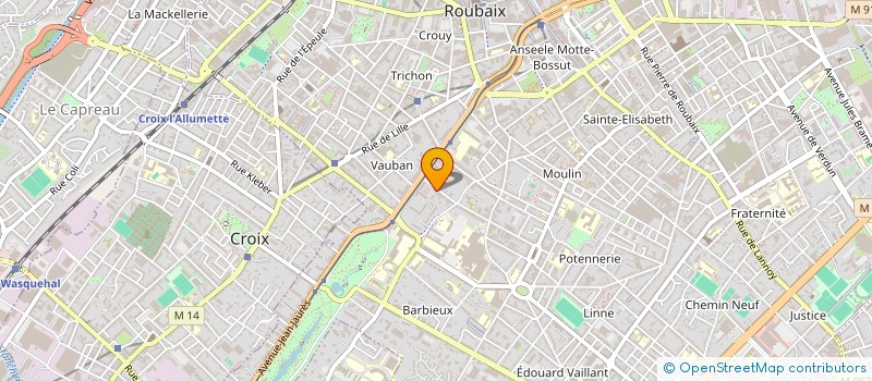 localisation de l'entreprise SCI LES TILLEULS  ROUBAIX