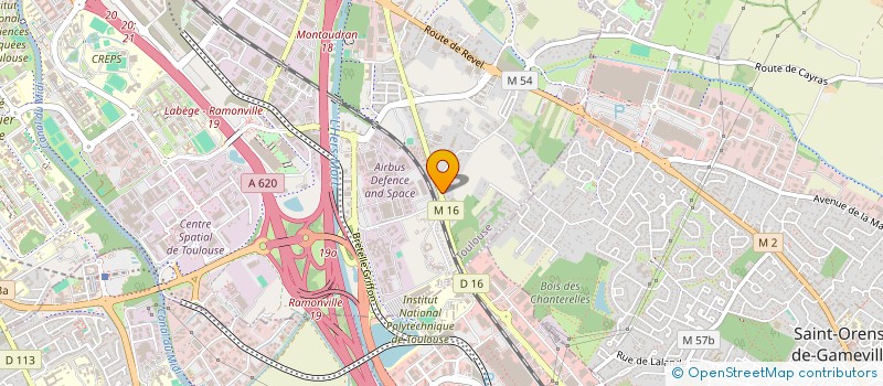 localisation de l'entreprise SCI LES TILLEULS  TOULOUSE