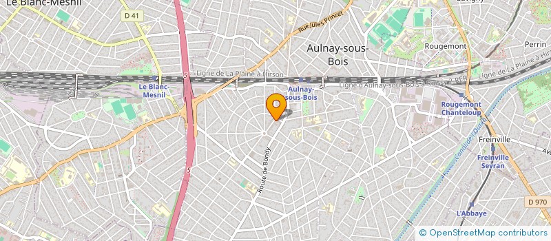 localisation de l'entreprise SCI LES TILLEULS à AULNAY-SOUS-BOIS