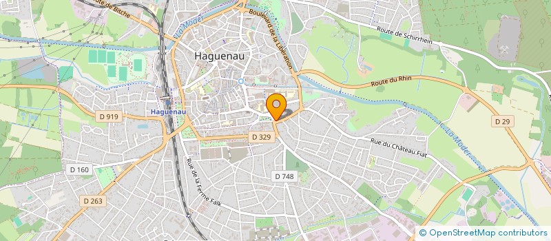 localisation de l'entreprise SCI LES TILLEULS  REICHSHOFFEN