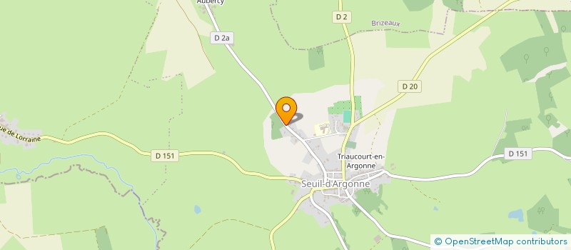 localisation de l'entreprise SCI LES TILLEULS à SEUIL-D'ARGONNE