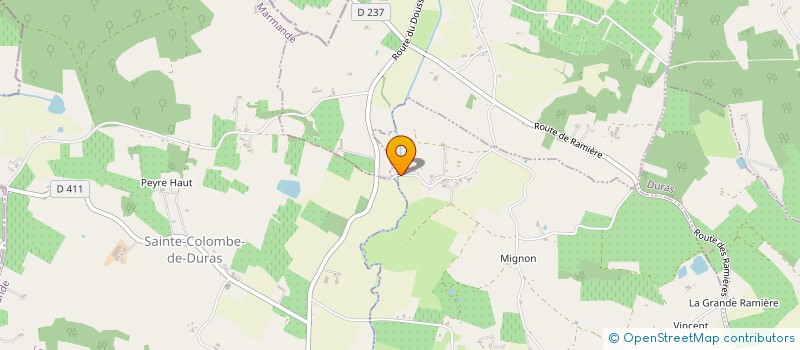 localisation de l'entreprise SCI LES TILLEULS  BALEYSSAGUES