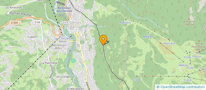 localisation de l'entreprise SCI LES TILLEULS  SAINT GERVAIS LES BAINS