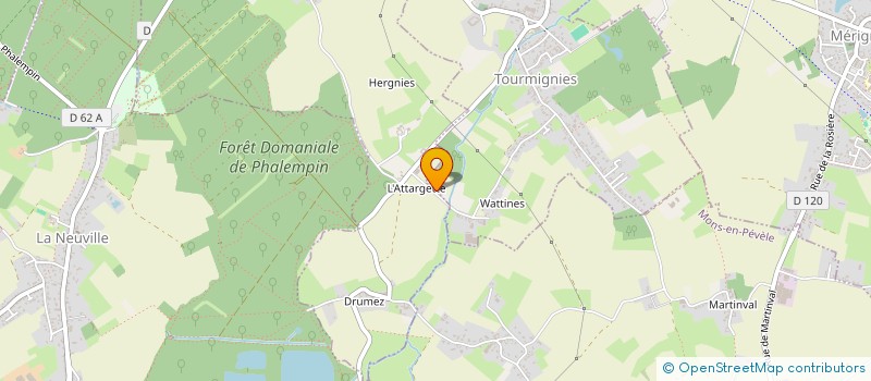 localisation de l'entreprise SCI LES TILLEULS  ATTICHES