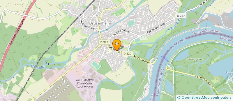 localisation de l'entreprise SCI LES TILLEULS  DRUSENHEIM