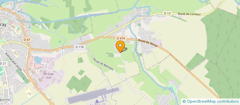 localisation de l'entreprise SCI LES TILLEULS  ANCIER