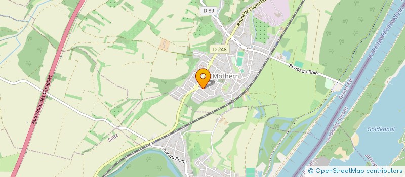 localisation de l'entreprise SCI LES TILLEULS  MOTHERN