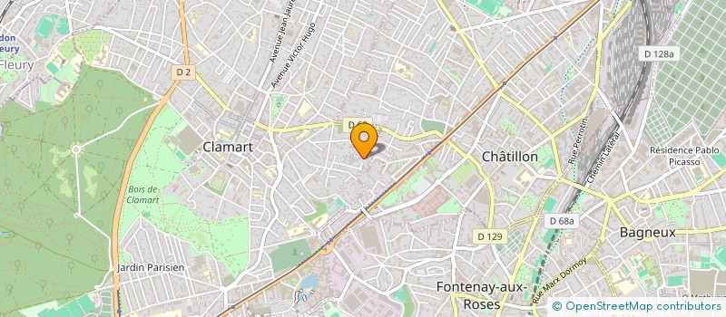 localisation de l'entreprise SCI LES TILLEULS  CLAMART
